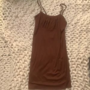 Brown Mini Dress